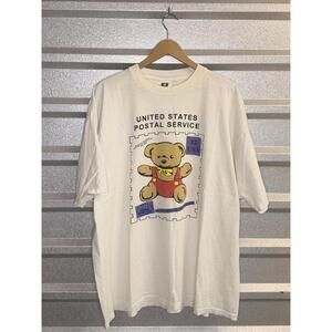 Vintage USPS Bear Stamp Graphic T-Shirt